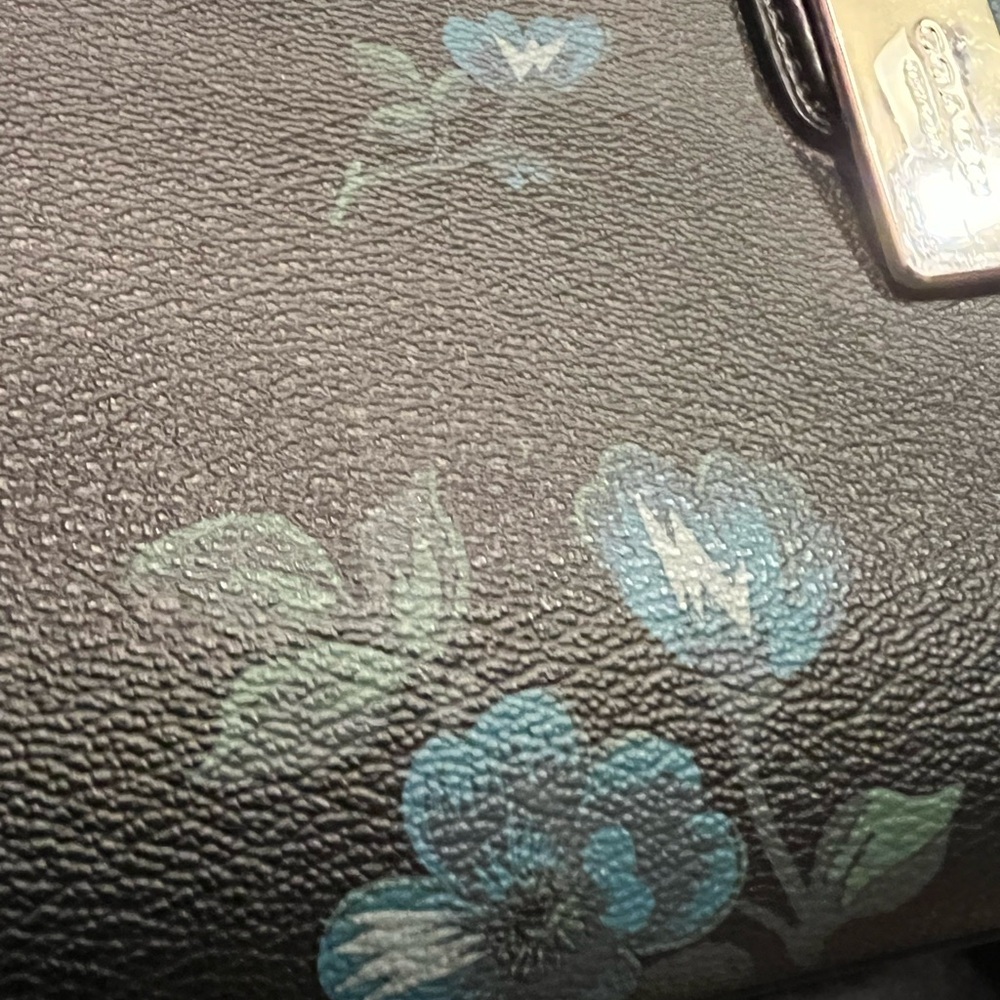 Coach Mini Surrey Carryall with a Victorian Floral Print NWOT - Picture 7 of 13
